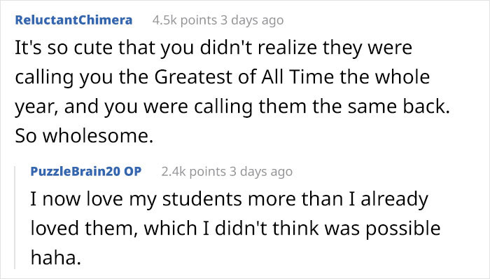 Math Teacher Cries Tears Of Joy After Finding Out The Reason Students Called Them The GOAT Is Because They Loved Them Math Teacher Cries Tears Of Joy After Finding Out The Reason Students Called Them The GOAT Is Because They Loved Them