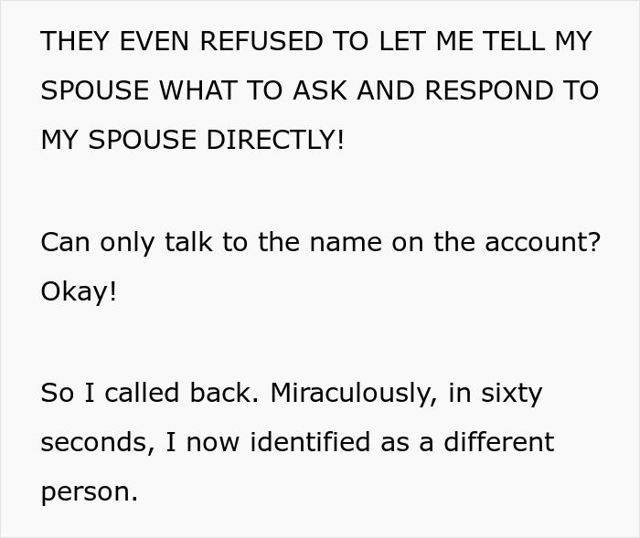 Husband Comes Up With The Idea Of Pretending To Be His Wife On A Call With The Bank To Be Able To Sort Out Her Account Issue
