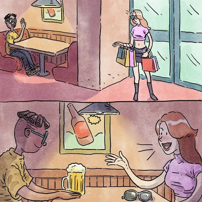 Este artista crea 3 emotivos cómics sobre la vida con un gato y un perro inspirados en sus experiencias personales