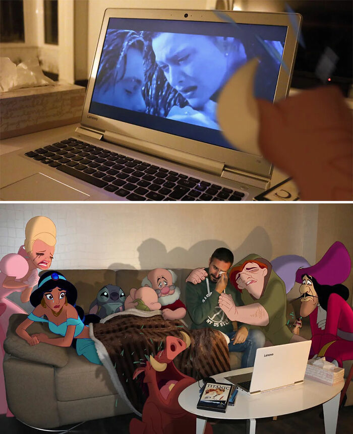 Elementary School Teacher Photoshops Classic Disney Characters Into His Life And The Result Is Captivating (29 New Pics)