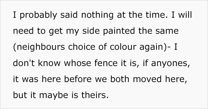 Person Says Their Side Of The Fence Looks Awful After Neighbor Painted Only Theirs Person Says Their Side Of The Fence Looks Awful After Neighbor Painted Only Theirs