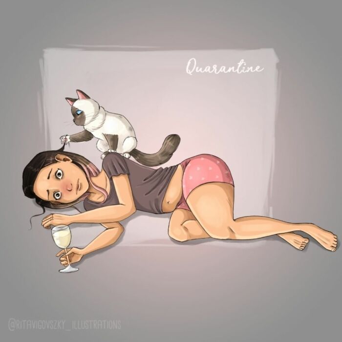 Artist Shows Everyday Life With A Cat Summarized In Adorable Comics (69 New Pics)