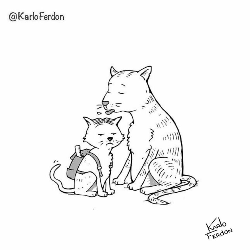 Artist’s 85 New Hilarious Silent Comics With Witty Twists