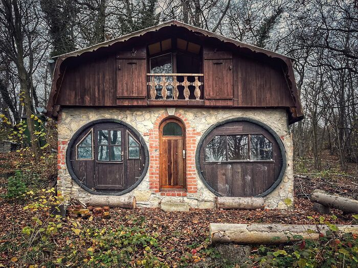 Abandoned Tiny House In A Forgotten Garden