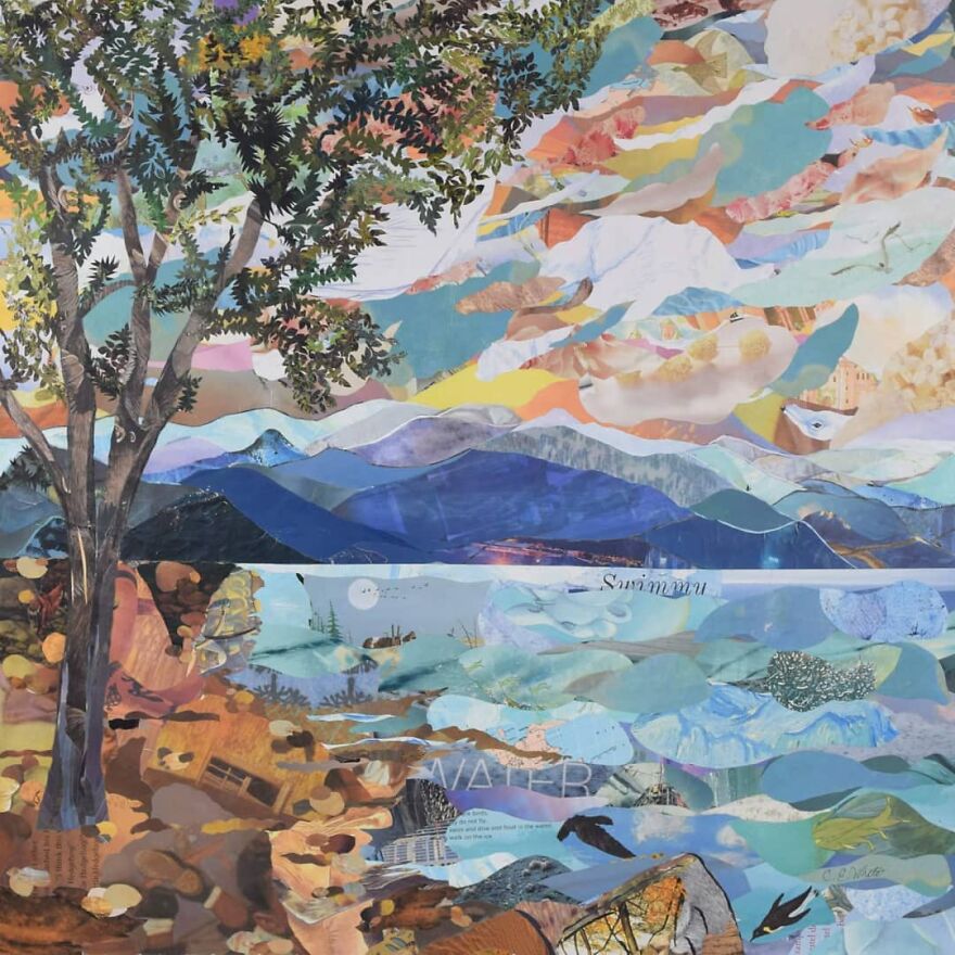 My Second Collage Landscape 