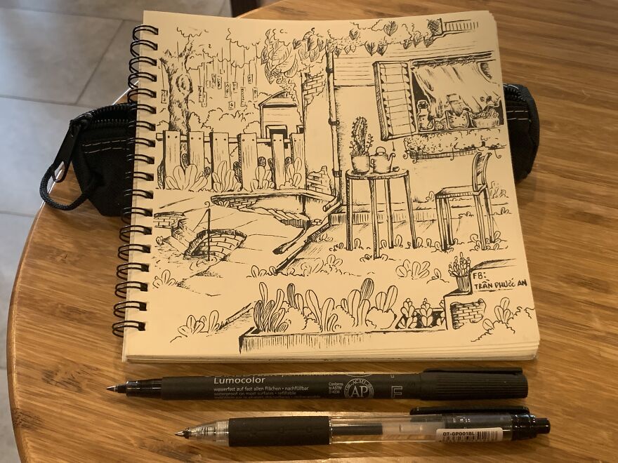 I Just Randomly Combined Things That I've Seen Somewhere In These Drawings (19 Pics)