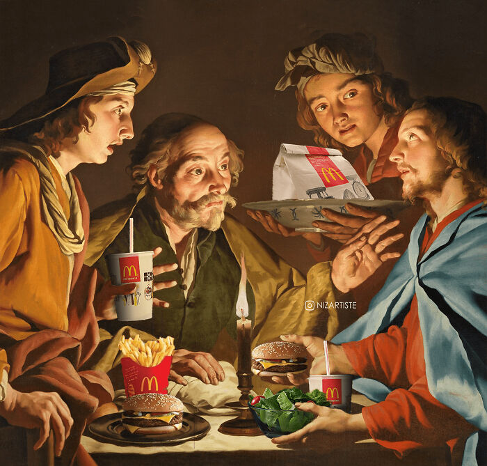 I Make Digital Mashups Of Classic Art Masterpieces With Pop Culture