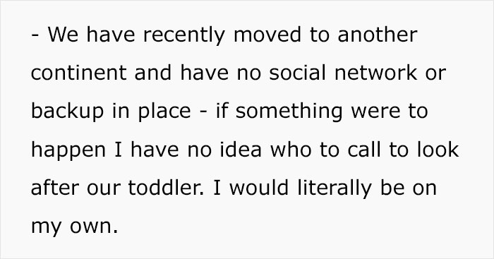 Husband Plans To Leave 33-Week High-Risk Pregnant Wife And A Toddler Alone For A Trip To Another Continent, Wife Wonders If She's Wrong To Be Upset About It