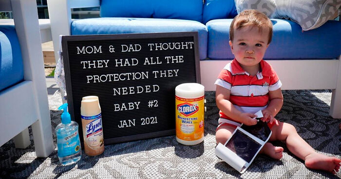 "We Had Protection!" The Classic Covid Baby Announcement. It's Getting Old!