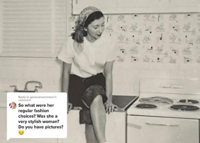 Woman Goes Viral After Trying On Grandma&rsquo;s 1950s Honeymoon Outfits