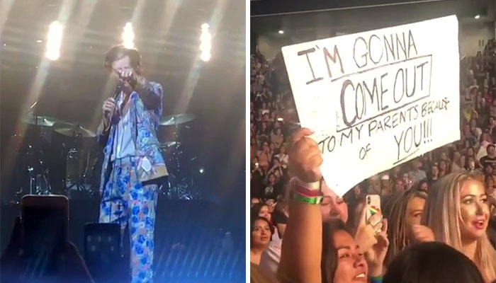 &ldquo;You're Officially Gay, My Boy&rdquo;: Harry Styles Helps A Fan Come Out At Wembley Concert