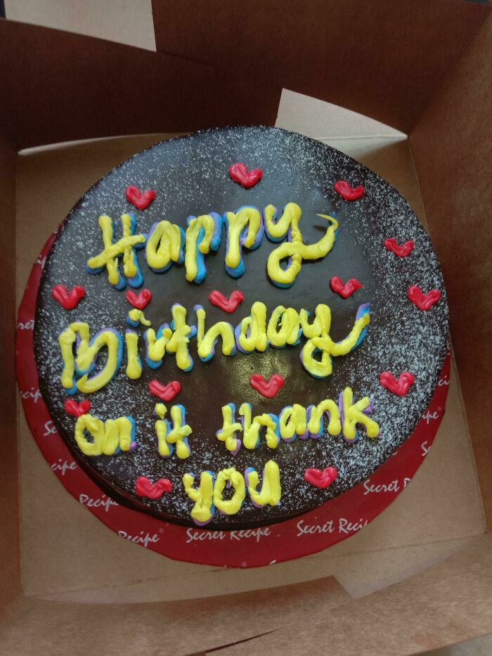 Happy Birthday On It Thank You