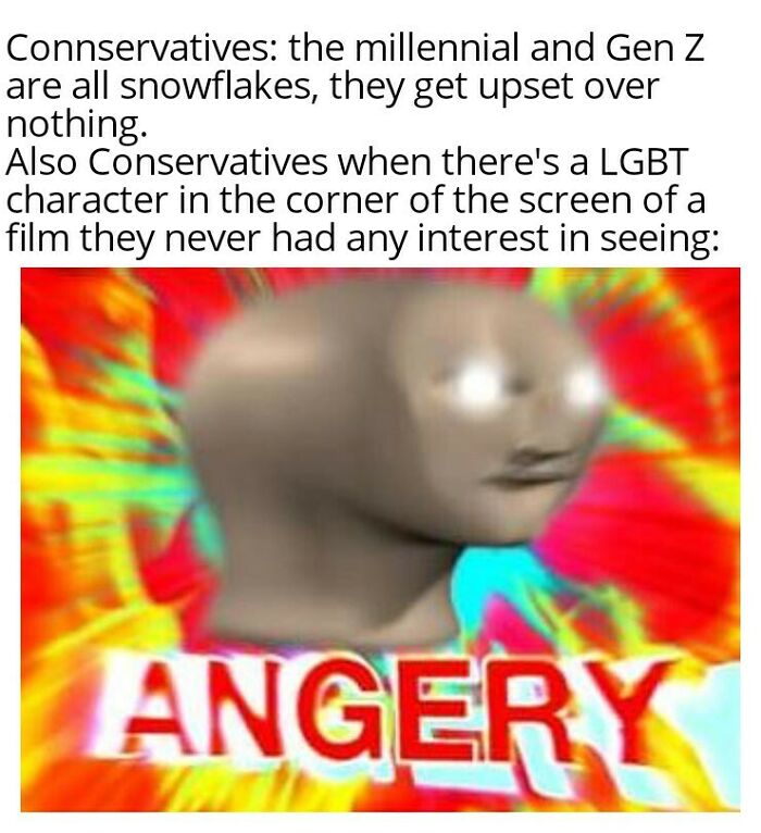 Who's The Real Snowflake. Also Happy Pride Month