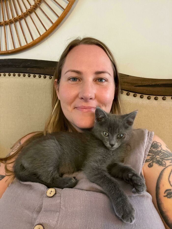 Just Adopted This Guy Yesterday. He’s Quite Smol And His Name Is Misha.