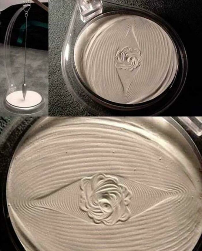 When A 6.8 Earthquake Hit Olympia, Washington In 2001, A Shop Owner Found That A Sand-Tracing Pendulum Recorded The Vibrations