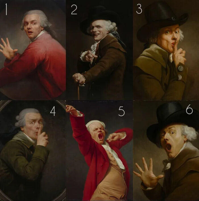 Joseph Ducreux And His Self Potraits (1700s)