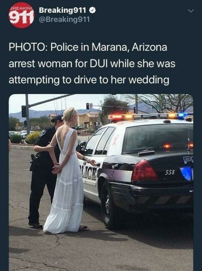 Not The Greatest Way To Way To Start You Wedding Day