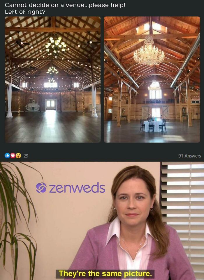 Help Choosing A Venues…they’re The Same Picture…