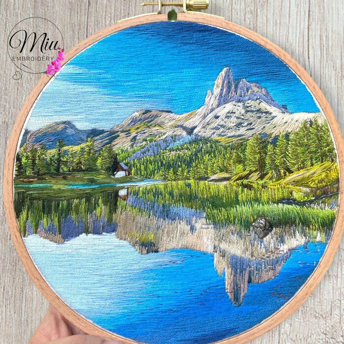 Thread Painting On 7” Hoop