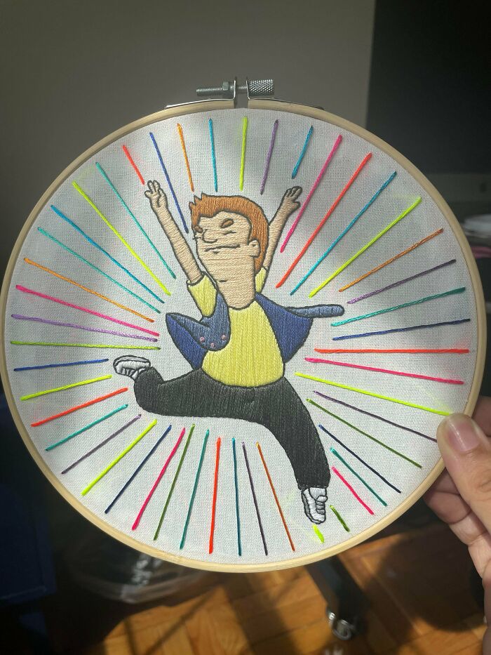 Got Inspired To Do This Bobs Burgers Piece It’s Called “I Just Wanna Dance Dad”