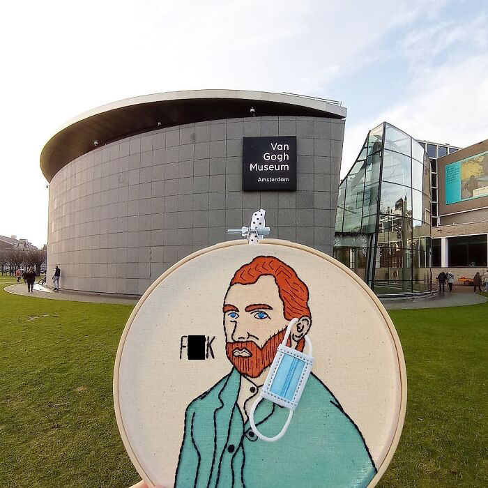 I Have Found A Perfect Background For This Embroidery I Created Back In 2020