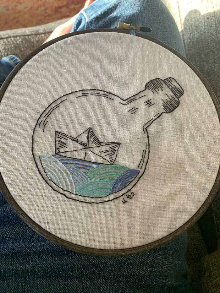 Made This For My Father, Who Loves To Make Ship Replicas And Paper Folding Geometric Crafts