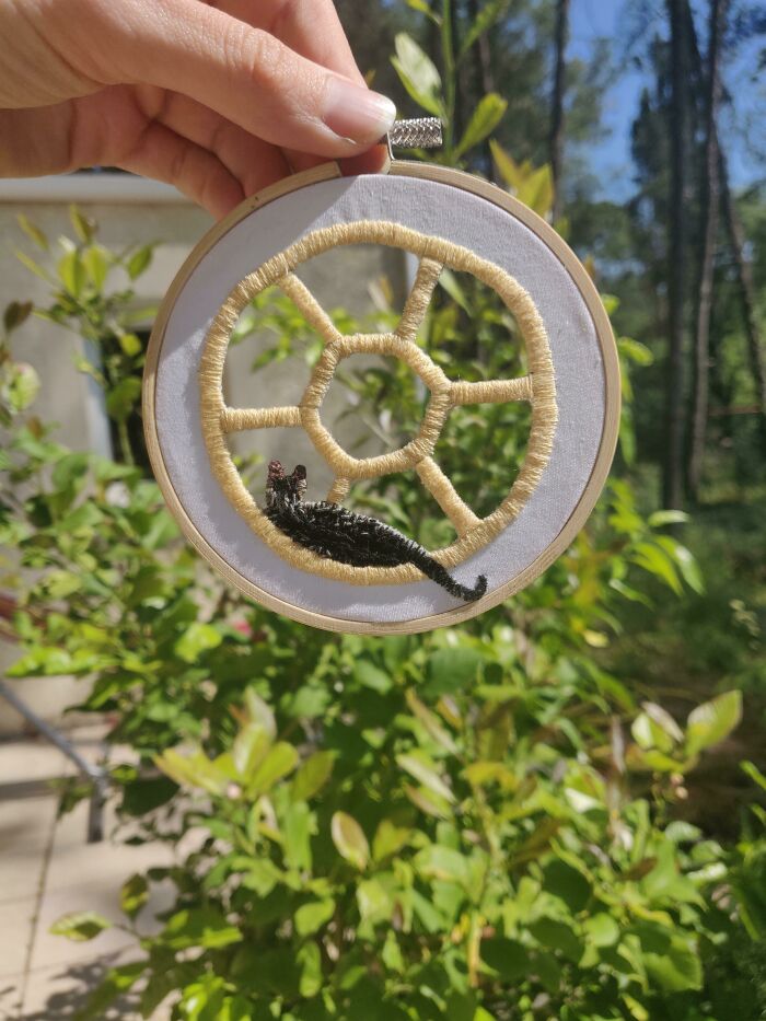 My Newest Embroidery! I Wanted To Try Something Different...