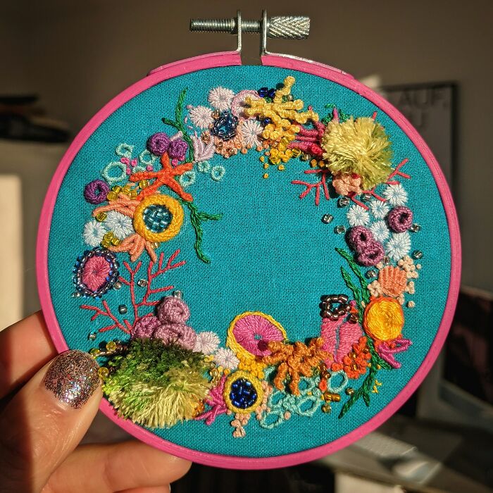 I Made A Coral Wreath! 