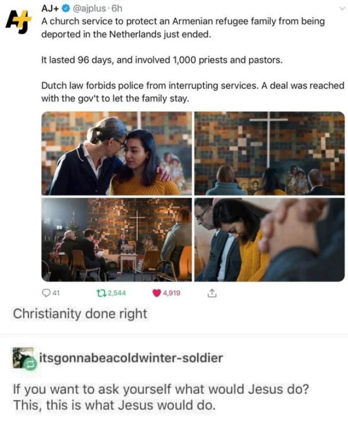 Religion Doing What It Should