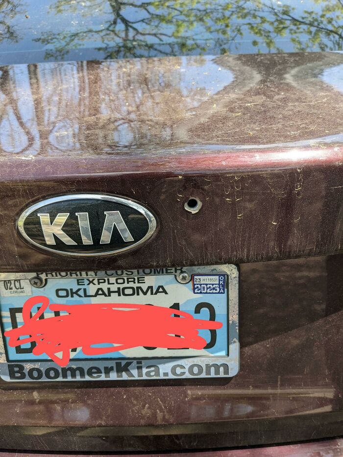 Someone Shot My Car On The Highway