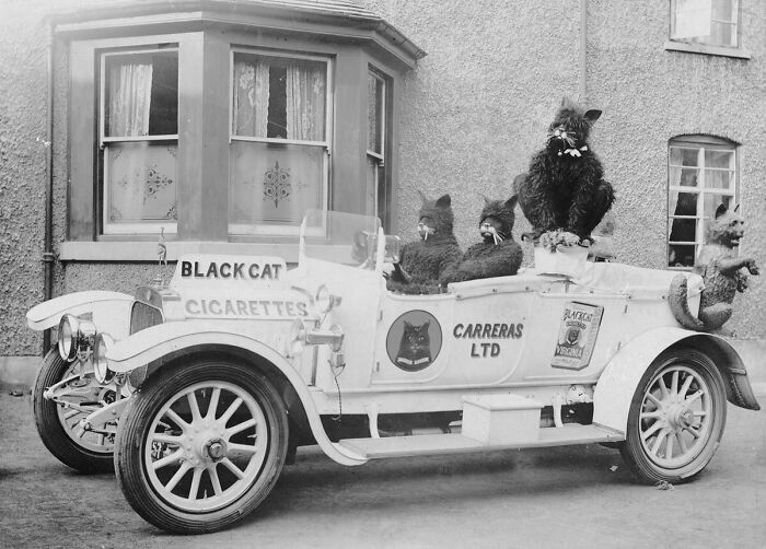 Black Cat Cigarettes, Circa 1915