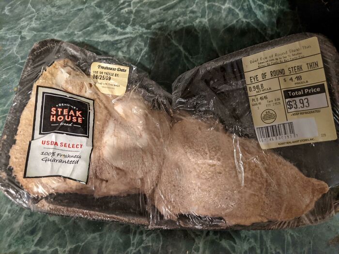 Found A 12 Year Old Steak Wedged In My Mom's Freezer