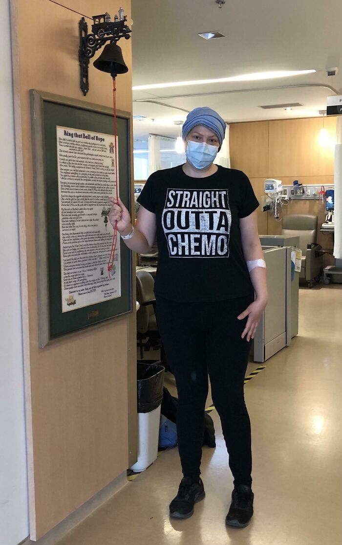I Rang The Damn Bell Still, A Long Way To Go Stage Three Cancer, But A Huge Milestone Nonetheless