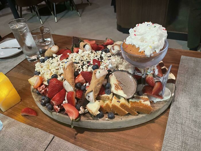 I Scream, You Scream, We All Scream Because Things Are Now Starting To Melt Onto The Table