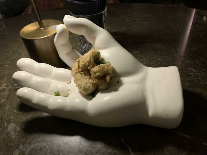 Everything Else Came On Normal Plates, Then Out Of Nowhere