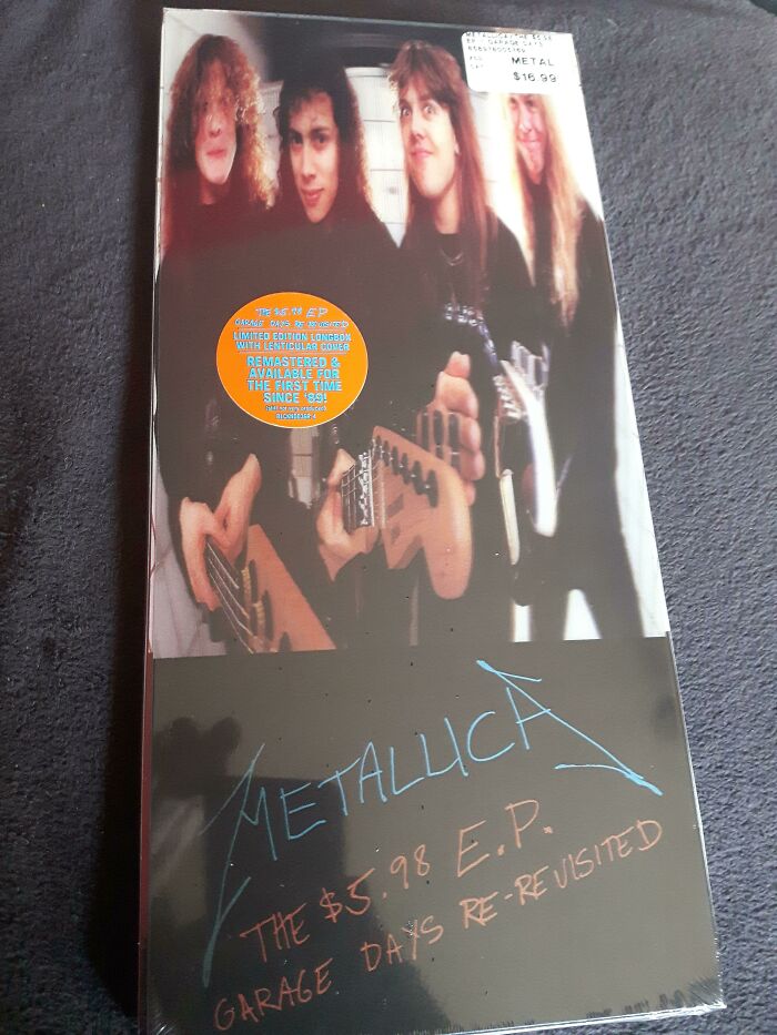 Inflation Is Fun. An EP That Cost $5.98 In 1987 Costs $17 Now