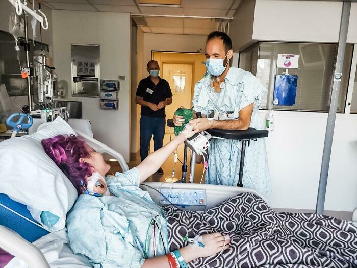 Seeing My Husband The Day After Donating 68% Of My Liver To Him