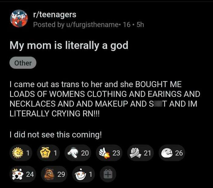 The Way Her Mom Supports Her