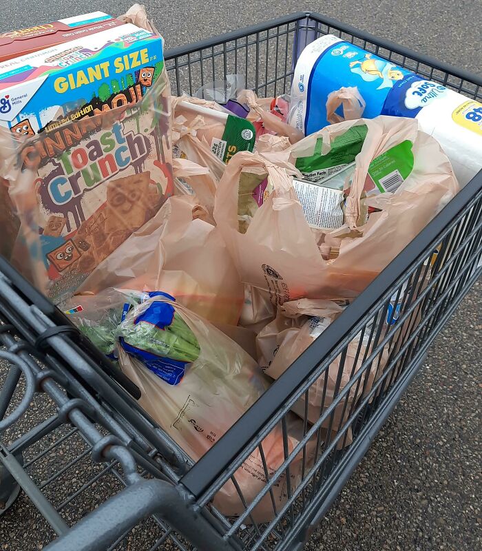 How Few Groceries $165 Get You These Days