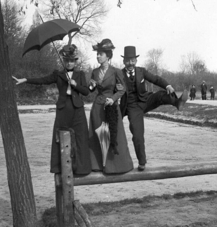 What Better Way To Spend A Sunday Afternoon Than Strolling Around The Great Outdoors With People That You Love? Maybe Even Stop Along The Way And Snap A Few Photos. "Alright, Let's Take A Silly One!". Just Know That When You Do, You Are In Good Company Of All The Fun Loving Folks Of The Past.