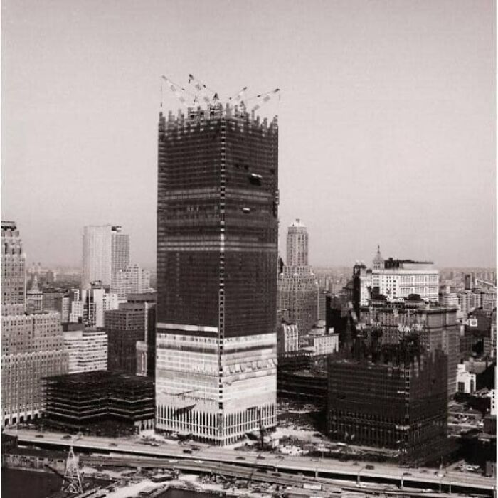 Headlines Were Made When They Were Built. The World Changed When They Came Down. Never Forget. (Photo: 1969)