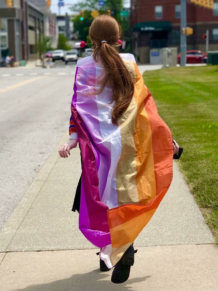 My Teenager Daughter Running Towards Her Tribe. It Is Pride And I Am Proud