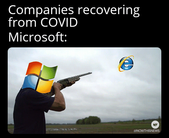 Rest In Pieces Internet Explorer