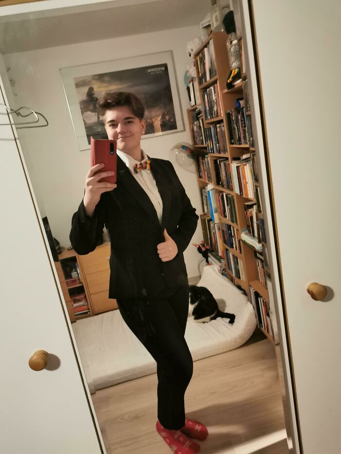 My Mom Bought Me My First Suit Today, And I Couldn't Be Happier