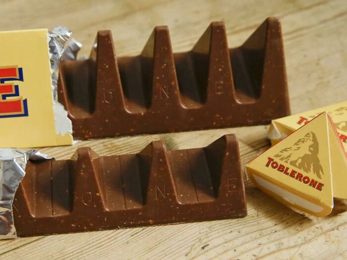 Esta reduflación de Toblerone en el Reino Unido, sigue siendo alucinante