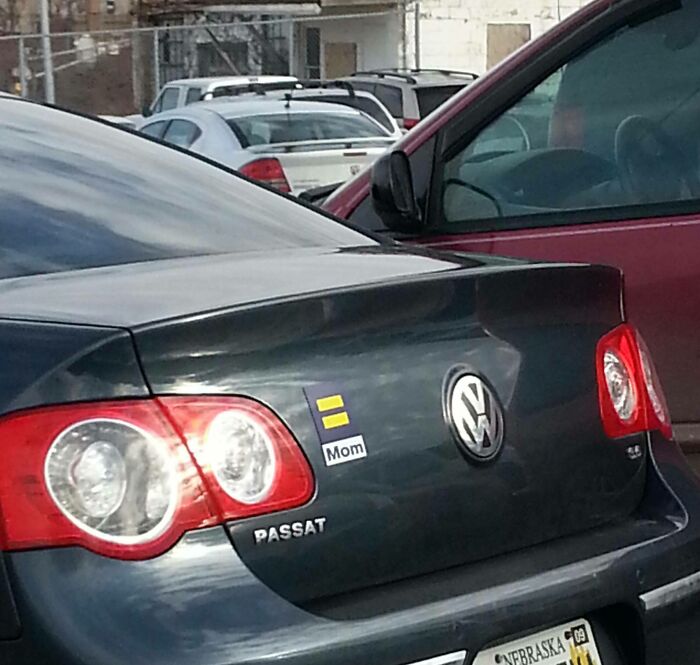 5 Years Ago When I Came Out My Mom Prayed I Would Turn Straight. Today I Spotted This On Her Car