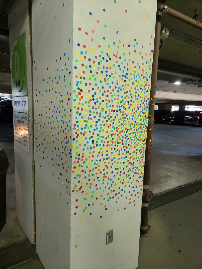 Everyone Who Leaves The Hospital I Was At, Leaves Their Covid Temp Check Sticker In The Same Spot