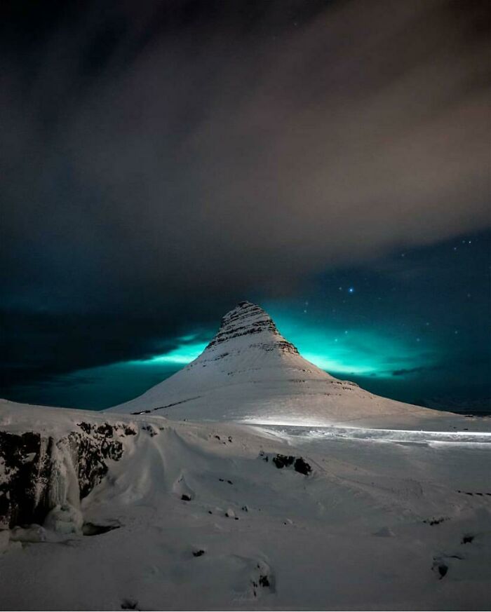 Kirkjufell, Iceland Putting On A Light Show