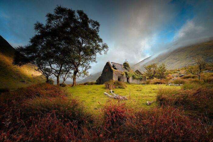 A Lone Cottage In The Black Valley Within The Kingdom Of Kerry, Ireland