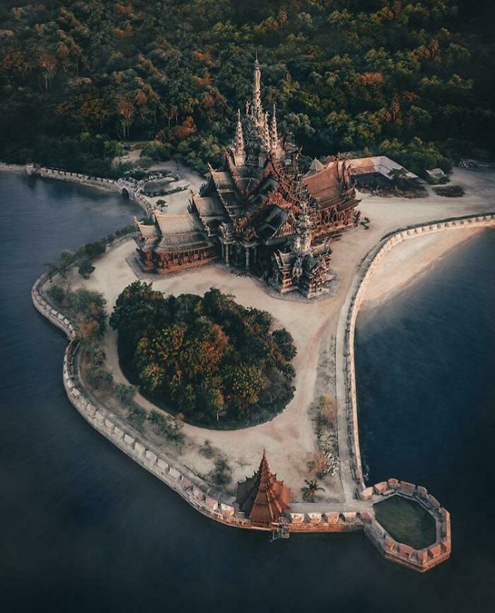 Sanctuary Of Truth In Pattaya, Thailand